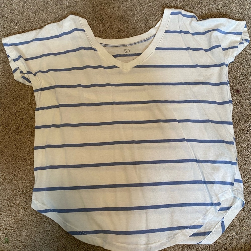 Short sleeve tee striped